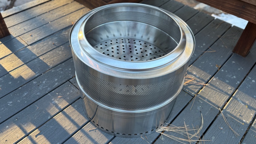 gvdv smokeless - if you burn wood with the fire pit touching your deck, you will...
