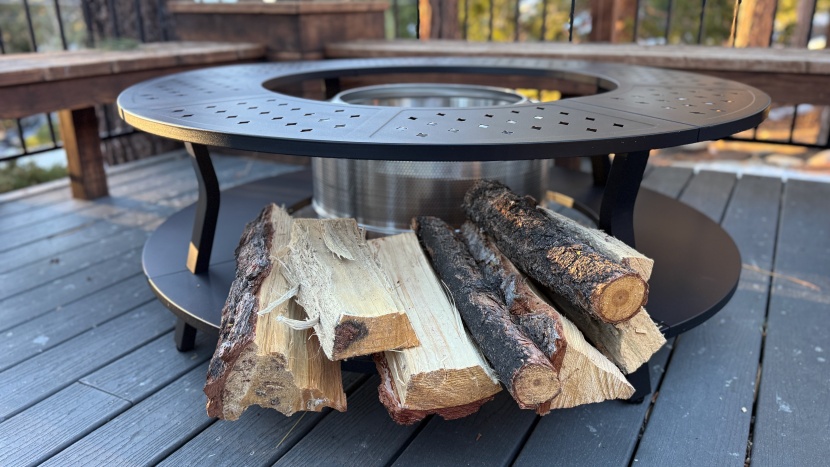 the wood storage on the uniflasy is a great convenience. just make...