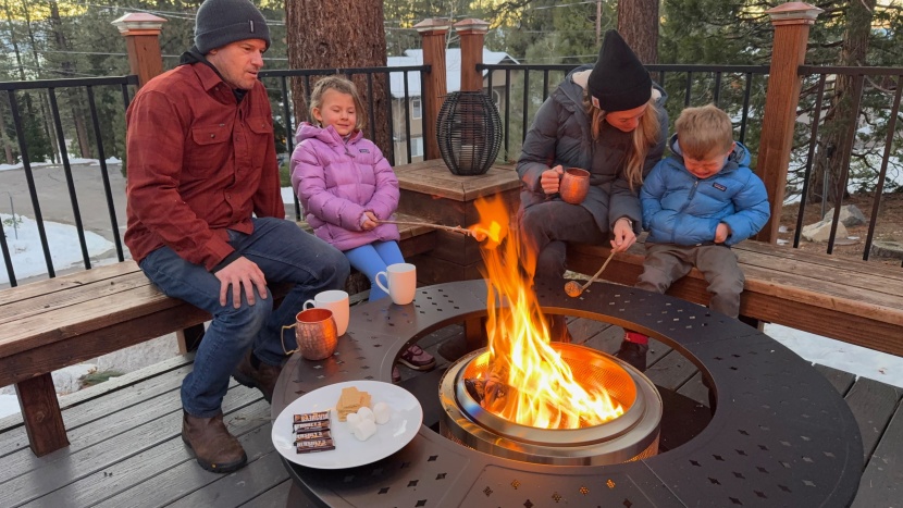 gvdv smokeless - the gvfv burned hot enough to light a 4-year-old's marshmallow...
