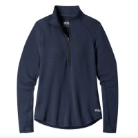 stio basis peakwool midweight half zip for women