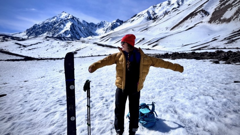 the smooth synthetic outer fabric interfaces well with other layers...