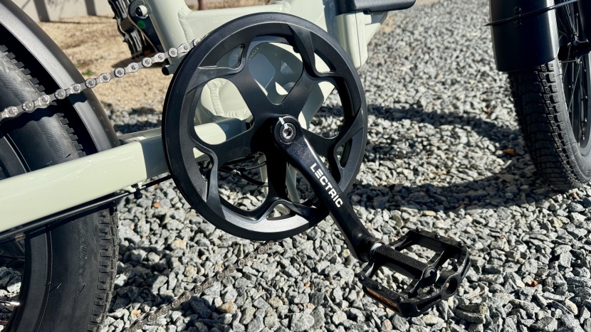 lectric xp4 - despite having a large chainwheel, the xp4 gives you ample...