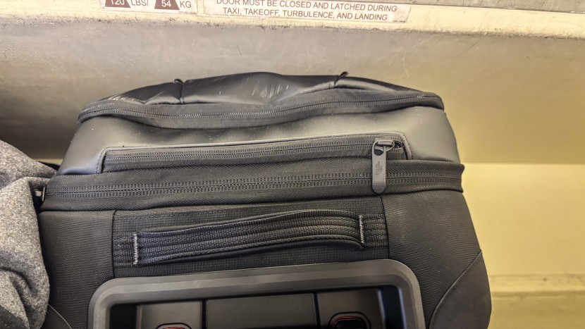 the north face base camp rolling thunder 22 - even on smaller regional airplanes, we were able to fit the rolling...