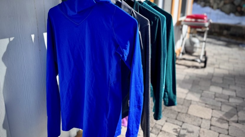 base layer womens - the arc'teryx rho hoody features an impressive drying speed despite...