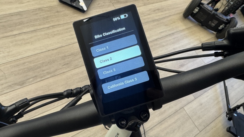 lectric xp4 - switching classes is quick and easy; simultaneously pushing the +/-...