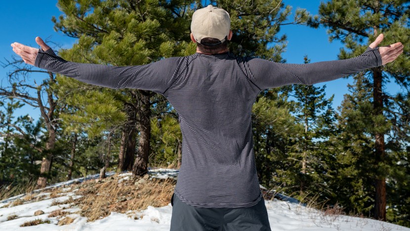 ibex woolies pro tech crew - sizing is slim, but sleeves are reasonably long making the...