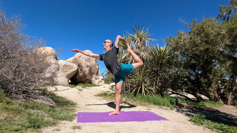 gaiam premium 6mm - the cushion was a little squishier than hoped for in balance asanas...