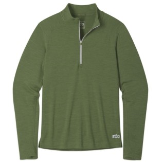 stio basis peakwool midweight half zip