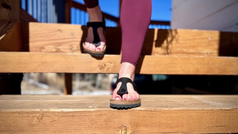 birkenstock gizeh - although these stylish flops require quite a break in period, they...