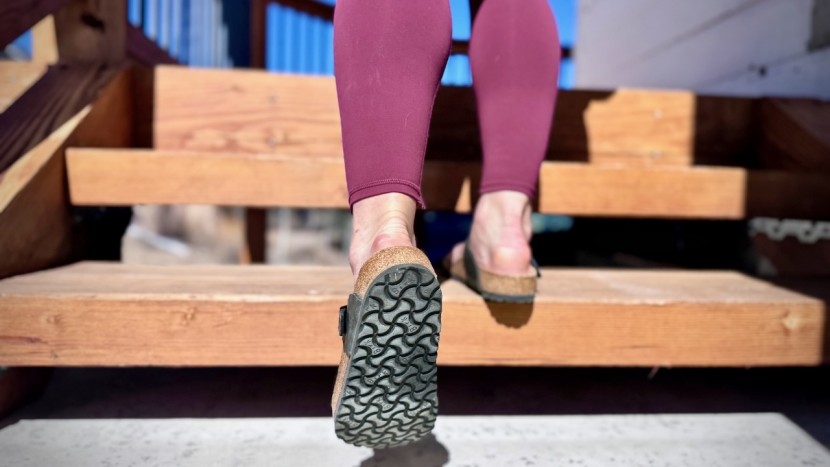 the thick eva outsole is great for those seeking more stability...