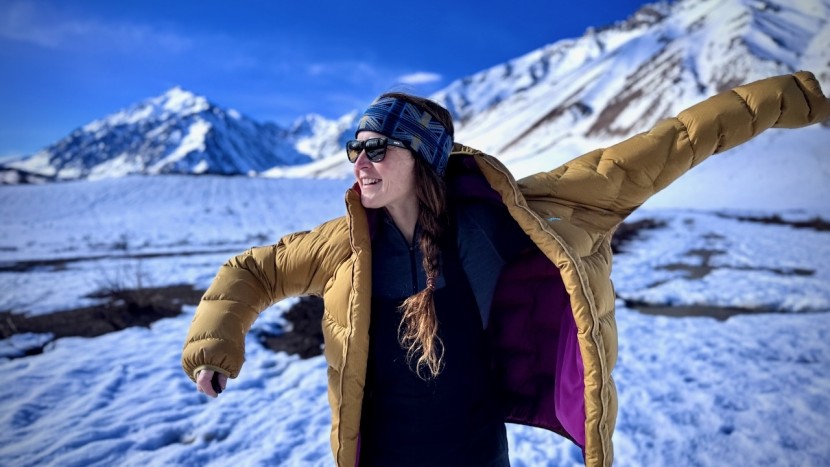 stio basis peakwool midweight half zip for women - even though its a thicker wool base layer, the fabric is pretty...