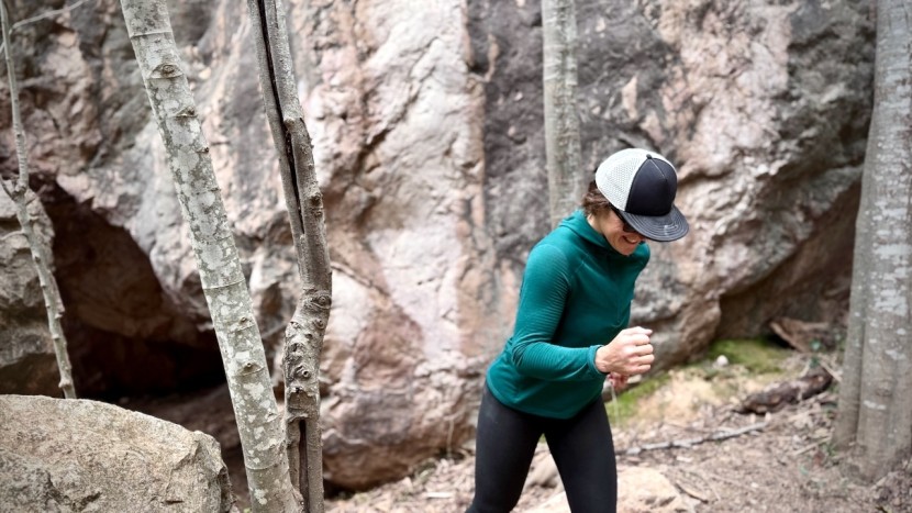 the large hood and high collar are perfect for adding some...