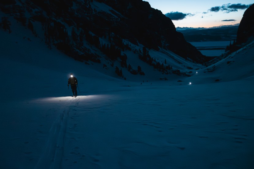 splitboard - the majority of our day is spent walking uphill, sometimes beginning...