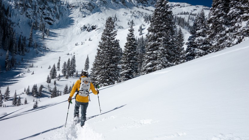 splitboard - we walk to find good snow, a light setup can allow you to get a few...
