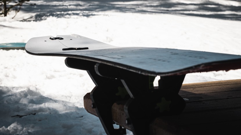 korua transition finder split - a healthy amount of camber gives the transition finder great grip...