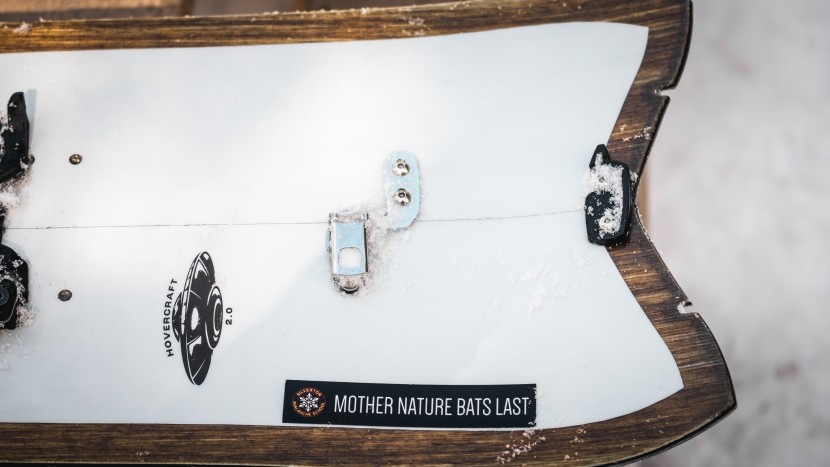 the 3d nose shape, small swallowtail, and tapered profile of the...