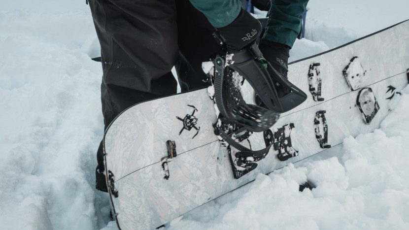 splitboard - wider boards reduce drag and float better. our lead tester chose the...