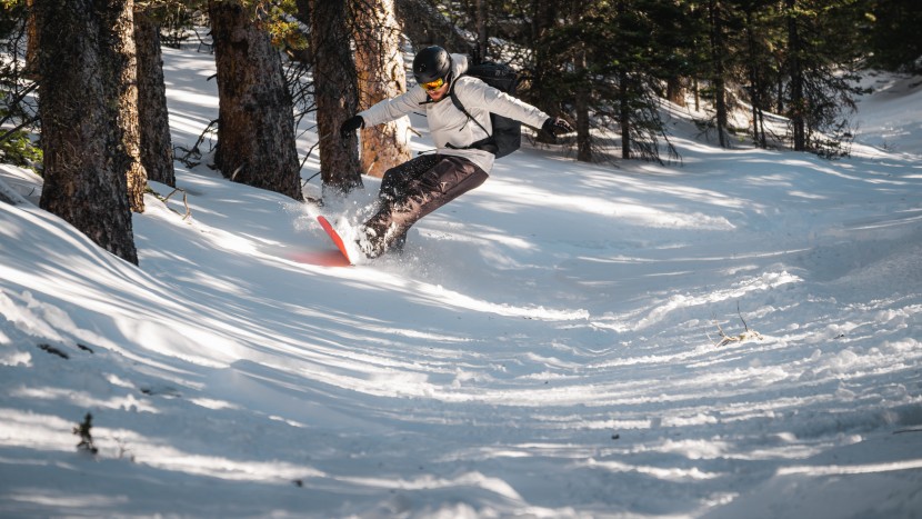 splitboard - a lot of the season we are riding lower angle terrain, waiting for...