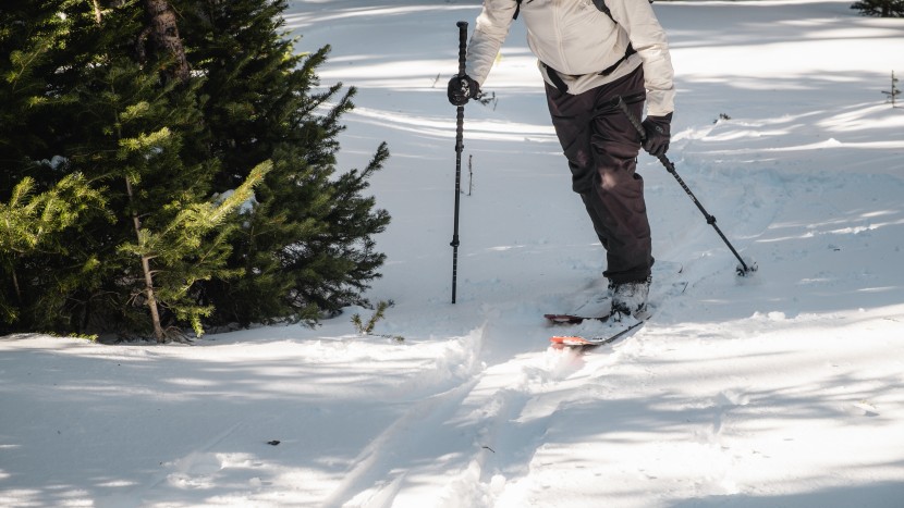 splitboard - we walked, a lot, even on days we were sure it may not be worth it.