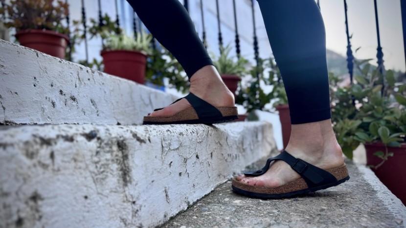 the thick eva outsole is great for those seeking more stability...