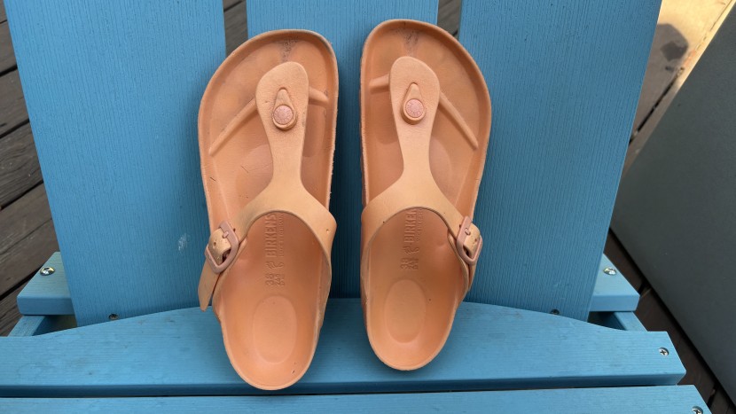 flip flops womens - the contoured footbed of the birkenstock gizeh eva is great for...