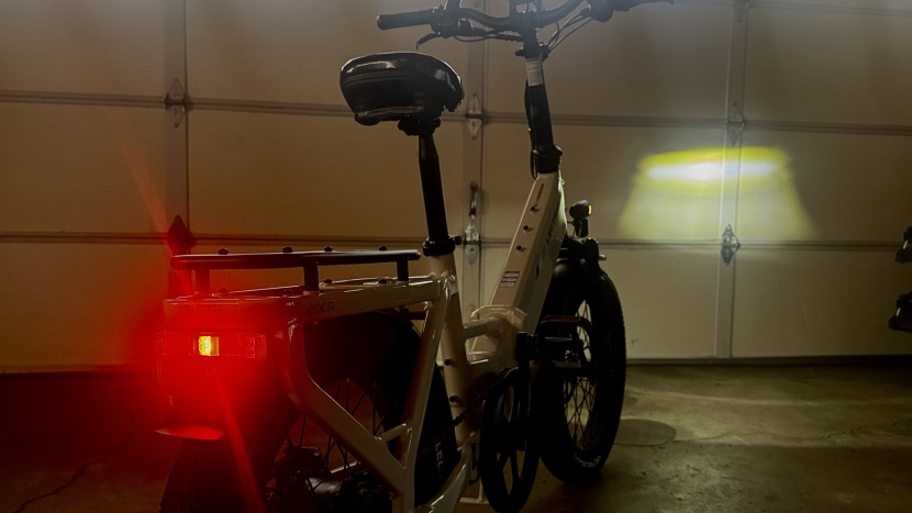 the lighting on the xp4 with the standard headlight helps you be...