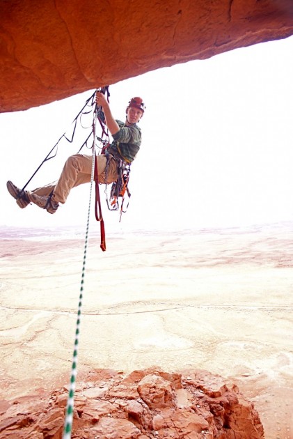 maxim equinox - luke lydiard climbs the mexican hat, ut, a0. the equinox is a thick...