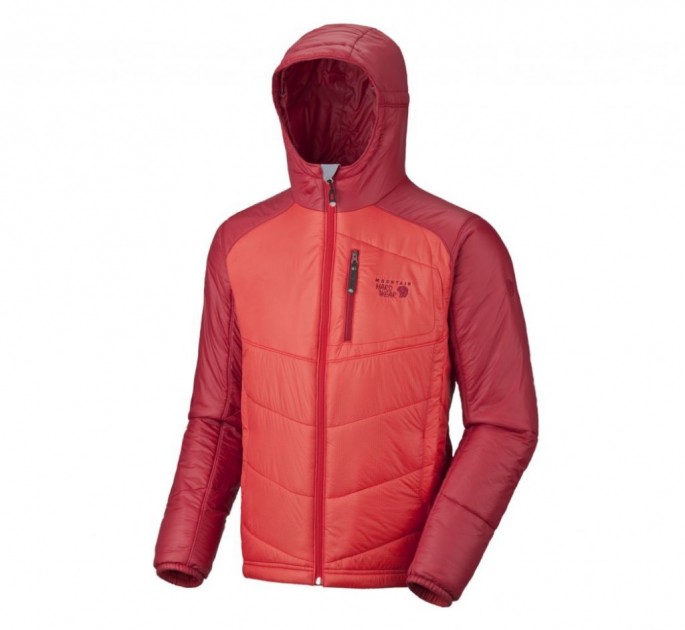 mountain hardwear hooded compressor pl jacket