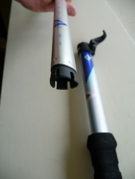 black diamond contour elliptic shock - showing the oval shape of the shaft of a black diamond contour...