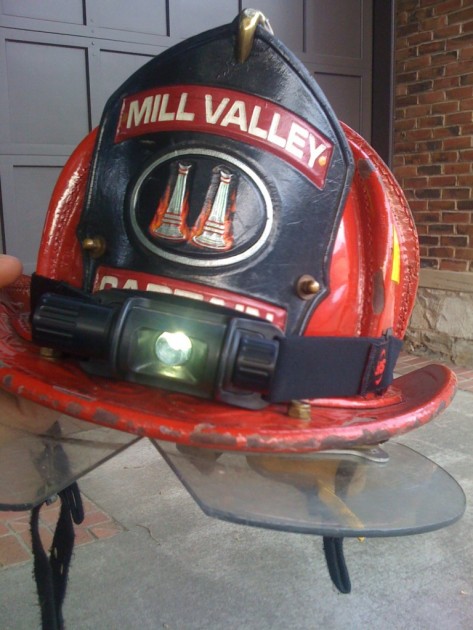 surefire saint minimus - surefire st minimus works great on firefighting helmets because it...